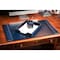 Dacasso Navy Blue 3-Piece Leather Desk Set, Bonded Leather DF-5037 - alternate 5